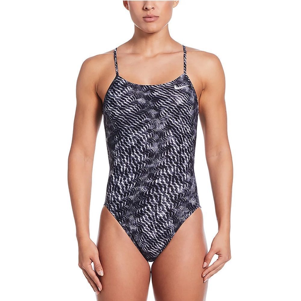 Nike Women's Hydrastrong Tie Dye Crossback One Piece Swimsuit